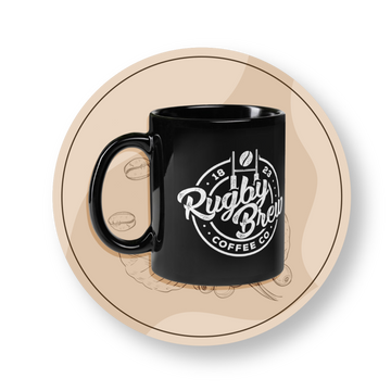 Black Rugby Brew Coffee Mug